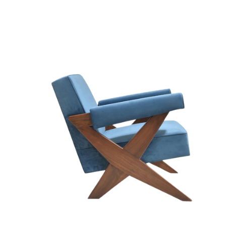 Pierre Jeanneret, X Leg Lounge Armchair