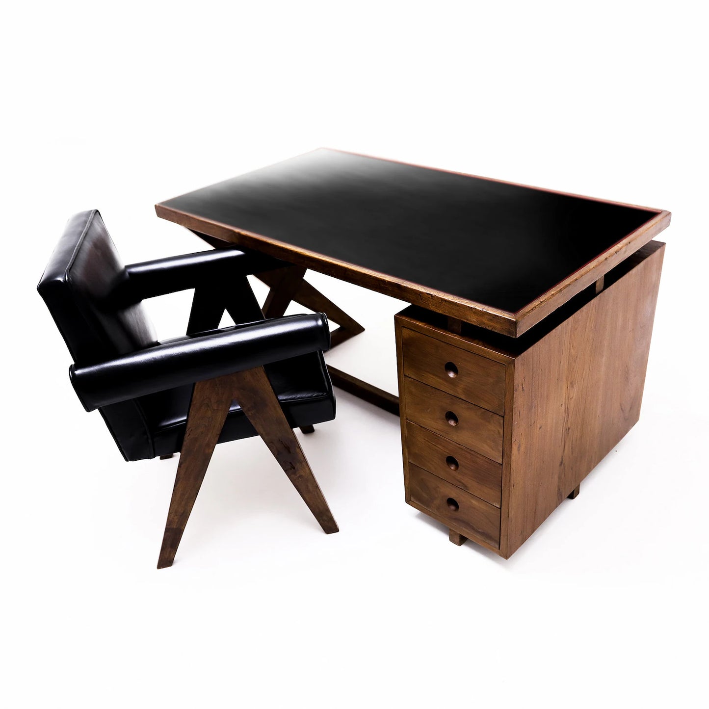 Pierre Jeanneret, 4 Drawer Office Desk