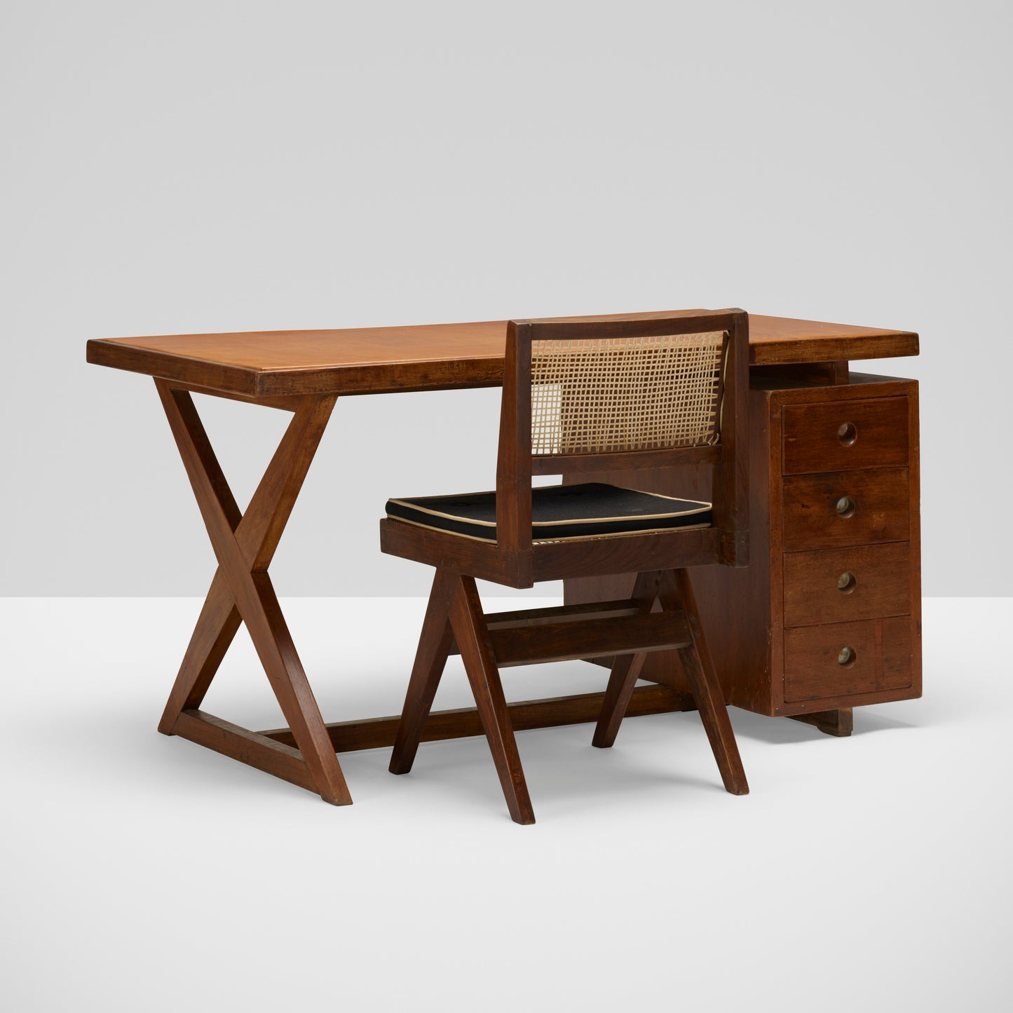 Pierre Jeanneret, 4 Drawer Office Desk