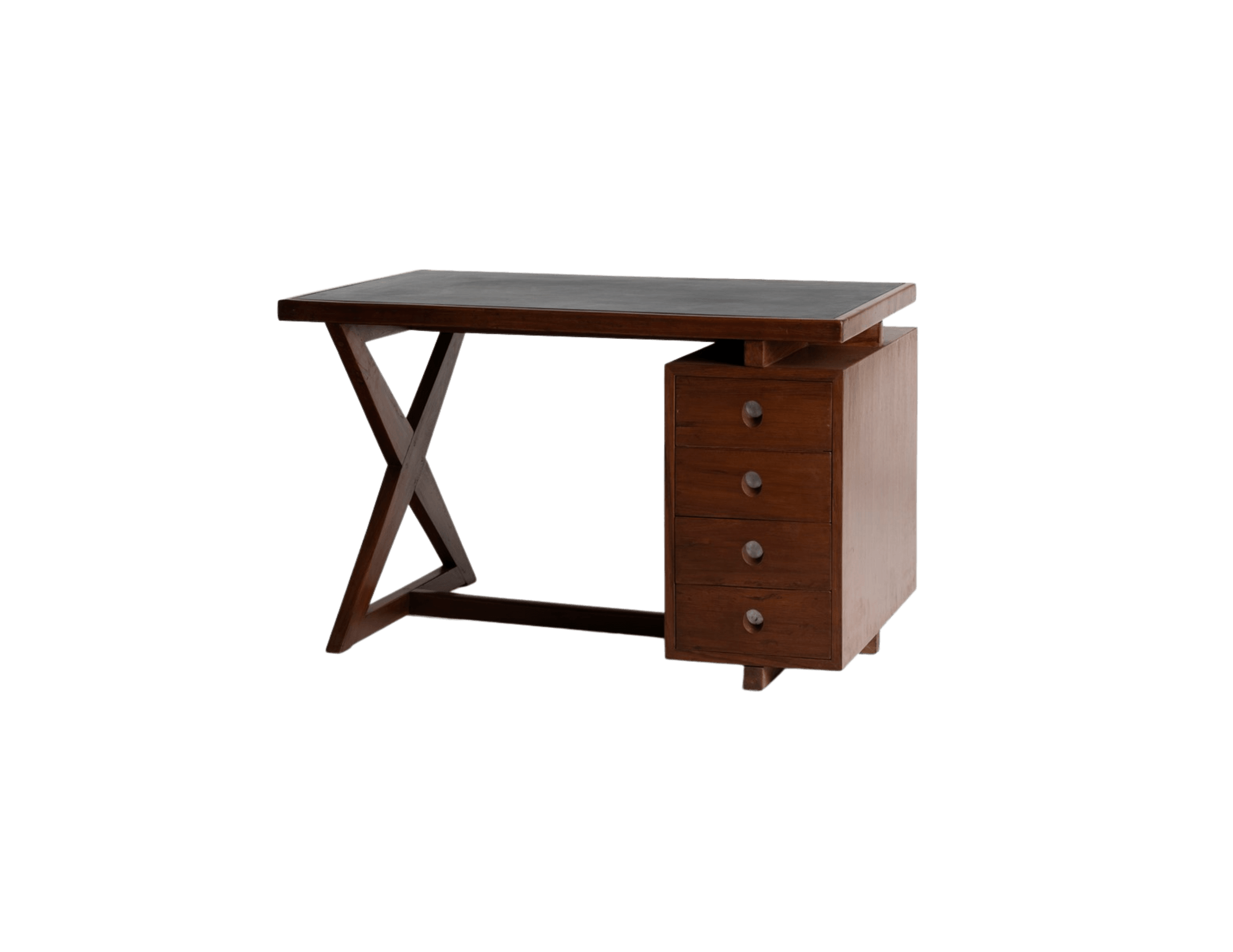 Pierre Jeanneret, 4 Drawer Office Desk, 2