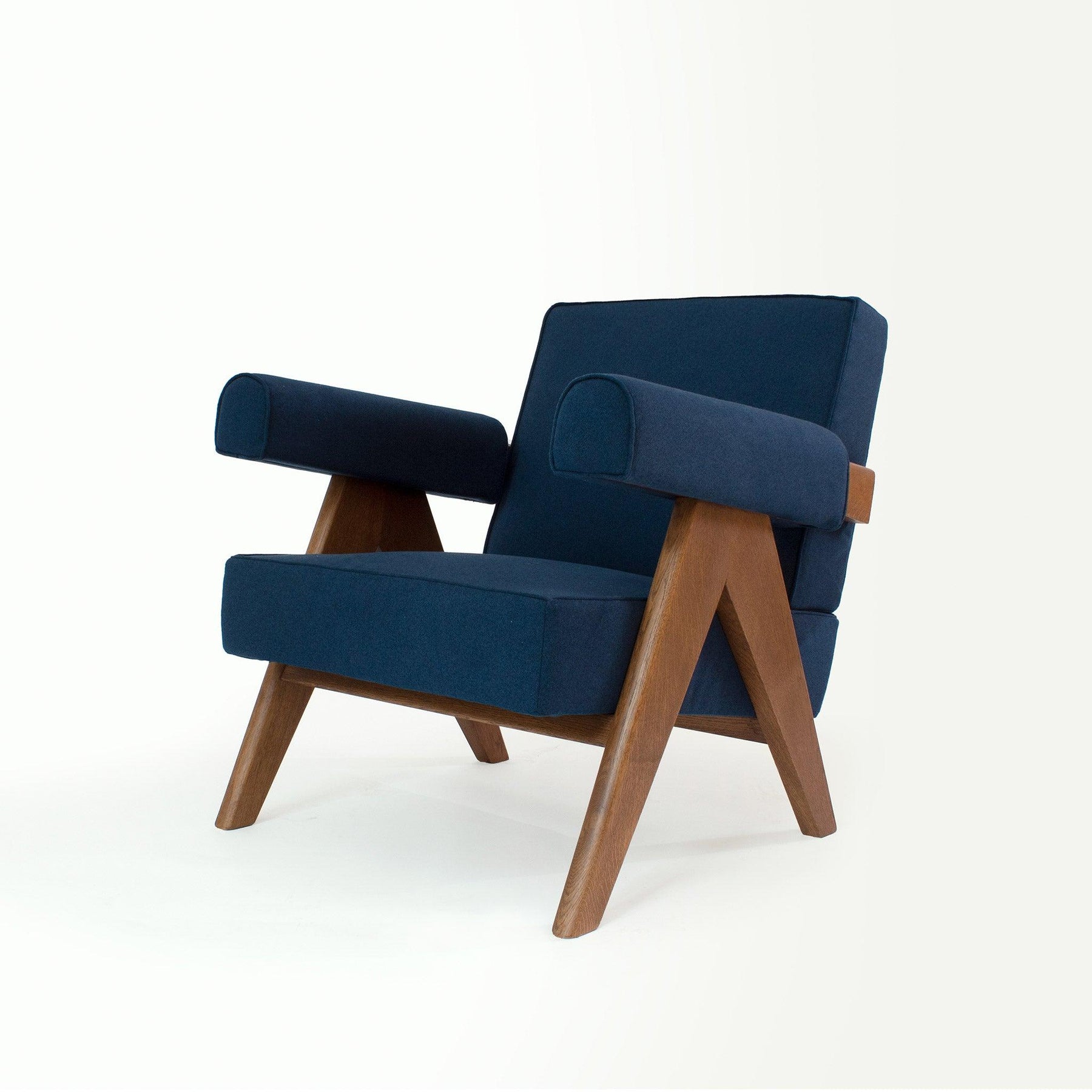 Pierre Jeanneret, Upholstered Easy Chair, 4