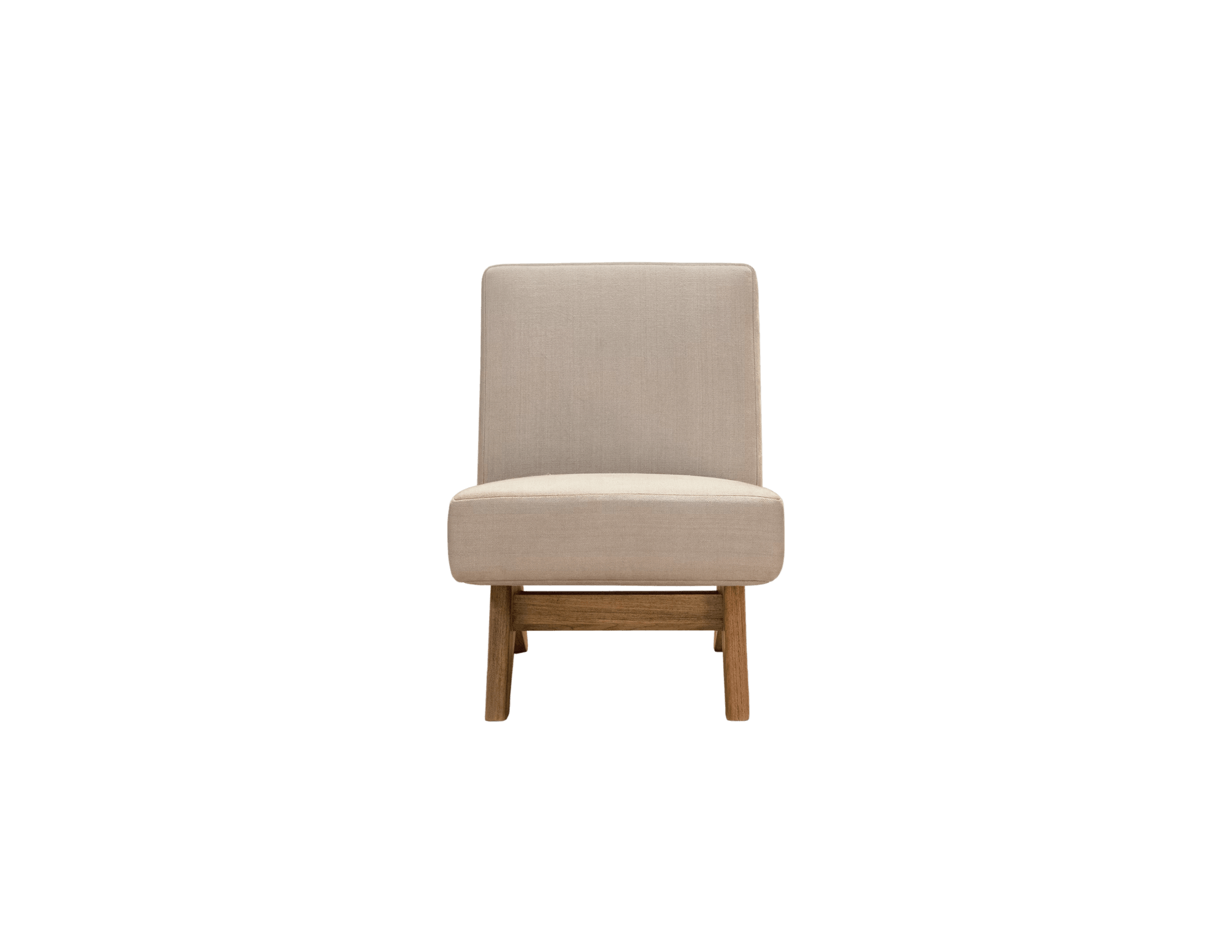 Pierre Jeanneret, Upholstered Armless Chair, 2