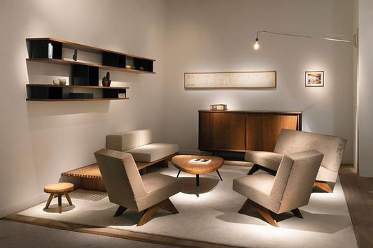 Pierre Jeanneret, Upholstered Armless Chair